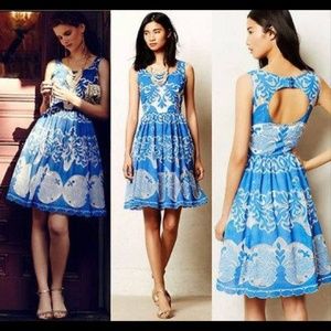 Anthropologie Tracy Reese Azure Lace Dress